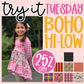 BOHO Green Floral TryItTuesday6.30