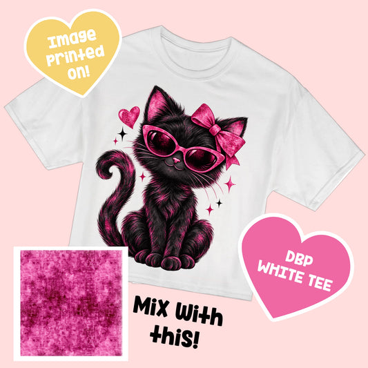 Pink Kitty TEE PerfectlyPatterned10.9