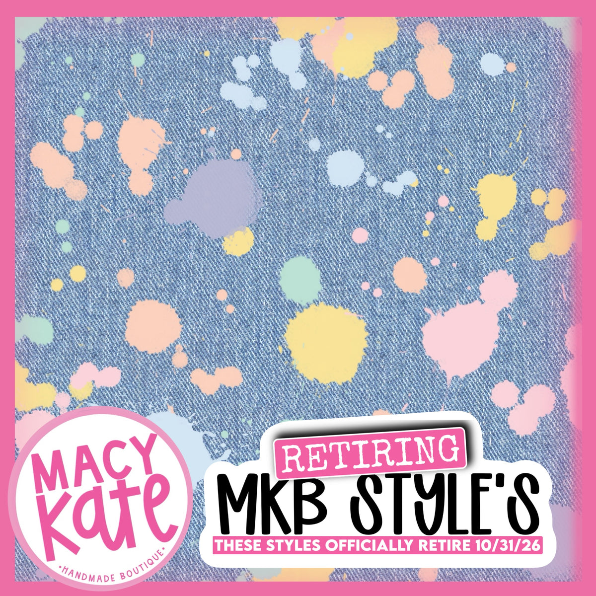 SS Denim Splatter PerfectlyPatterned10.9