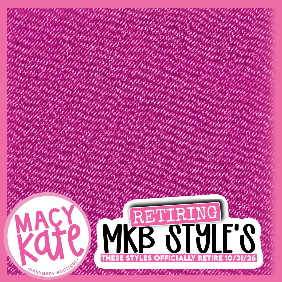 SS Dark Pink Denim PerfectlyPatterned10.9