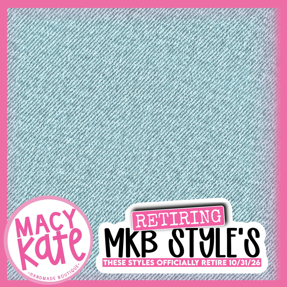 SS Light Denim PerfectlyPatterned10.9