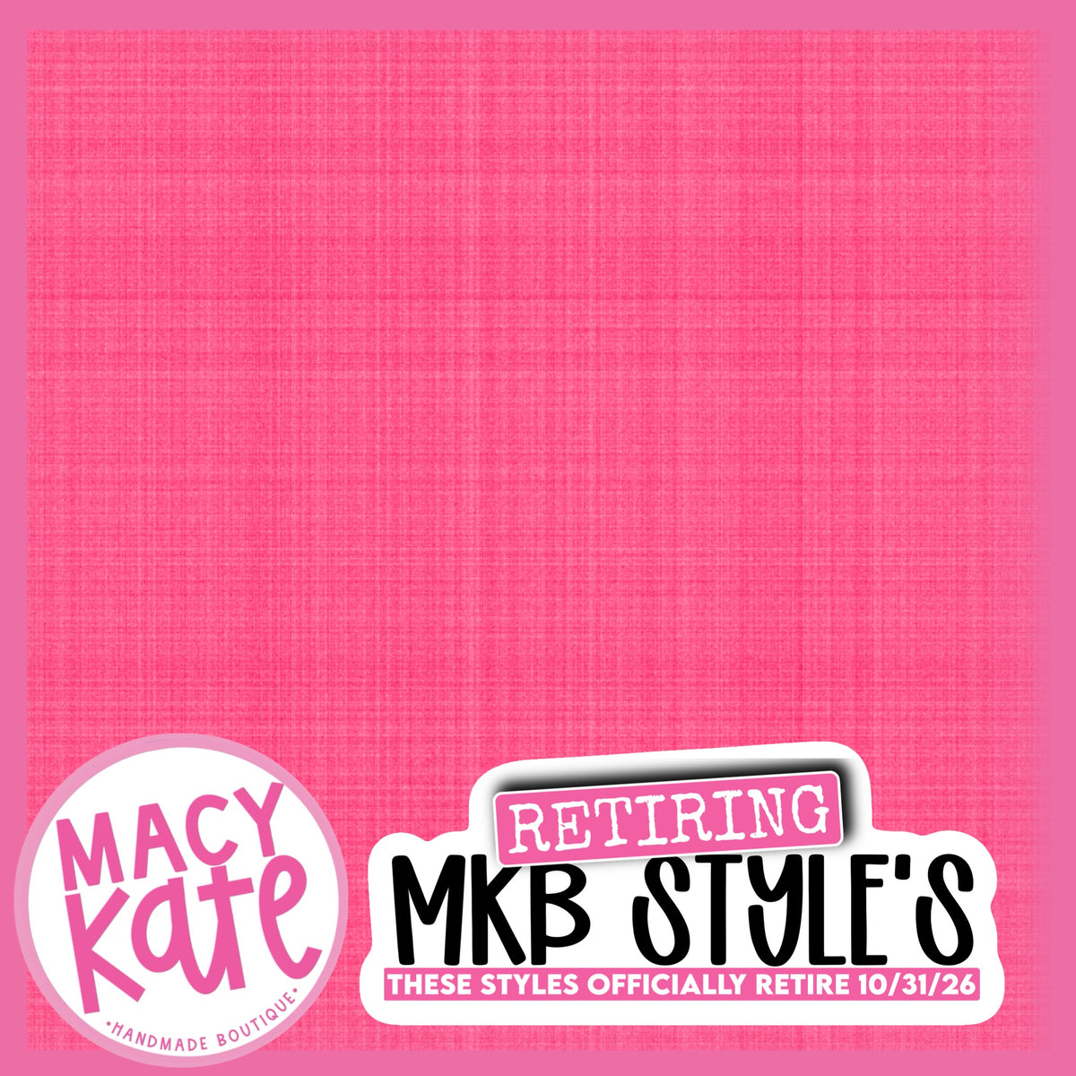 SS Hot Pink {Faux} Linen ALittleBit10.16