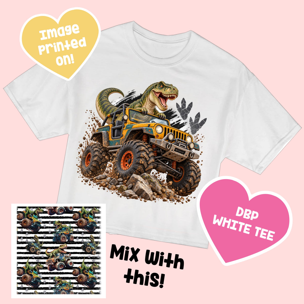 CP DINO TRUCK TEE PrettySimple10.30