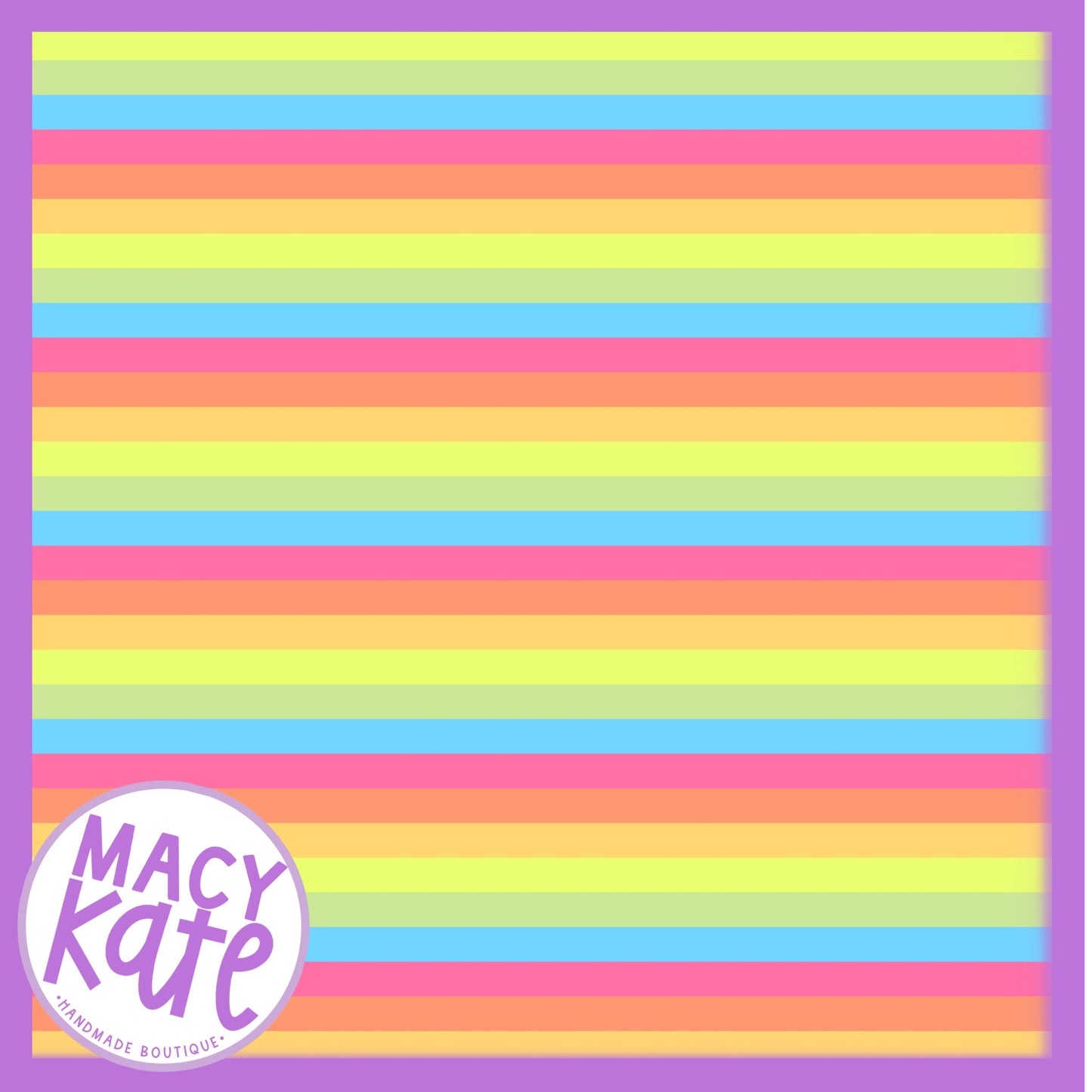 SS Bright Rainbow Stripes TEEParty6.6