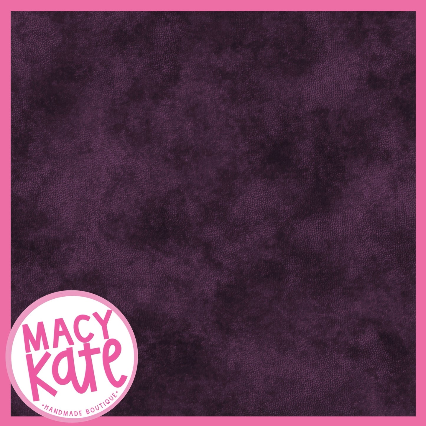 Plum Faux Velour ChangingSeasons7.9