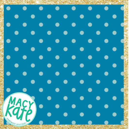 Blue 2-tone Dot *MOMMY* NEW FebHYS2.18