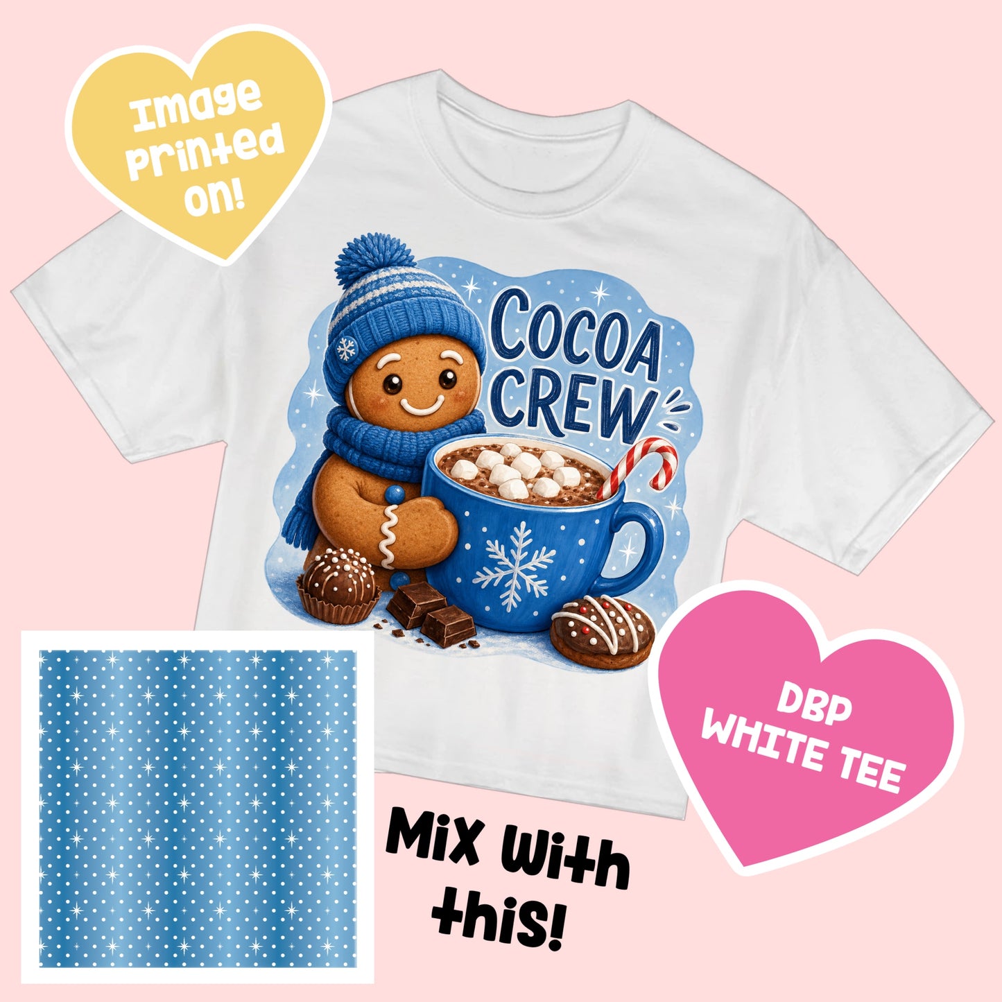 Blue Cocoa Crew TEE GOLDExclusive8.3