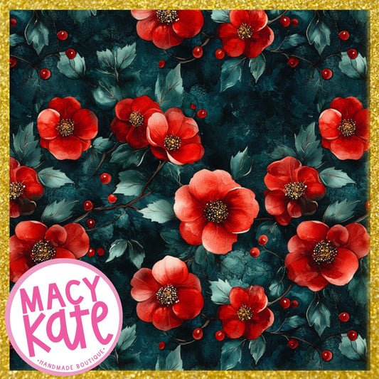 Red Floral *MOMMY* GOLDExclusive8.3
