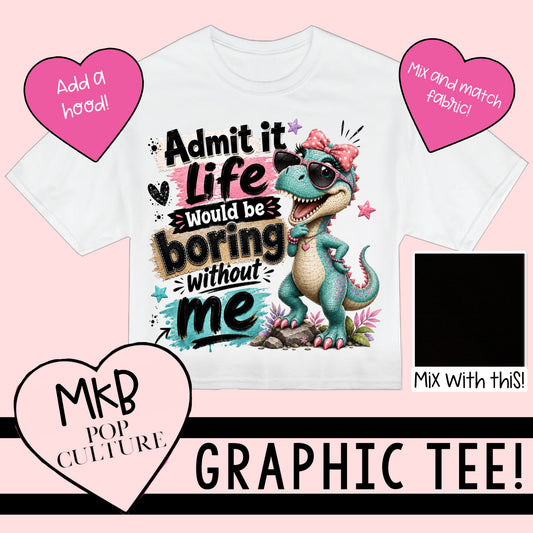 Boring *Pink* TEE MiniSolidStockUp6.15