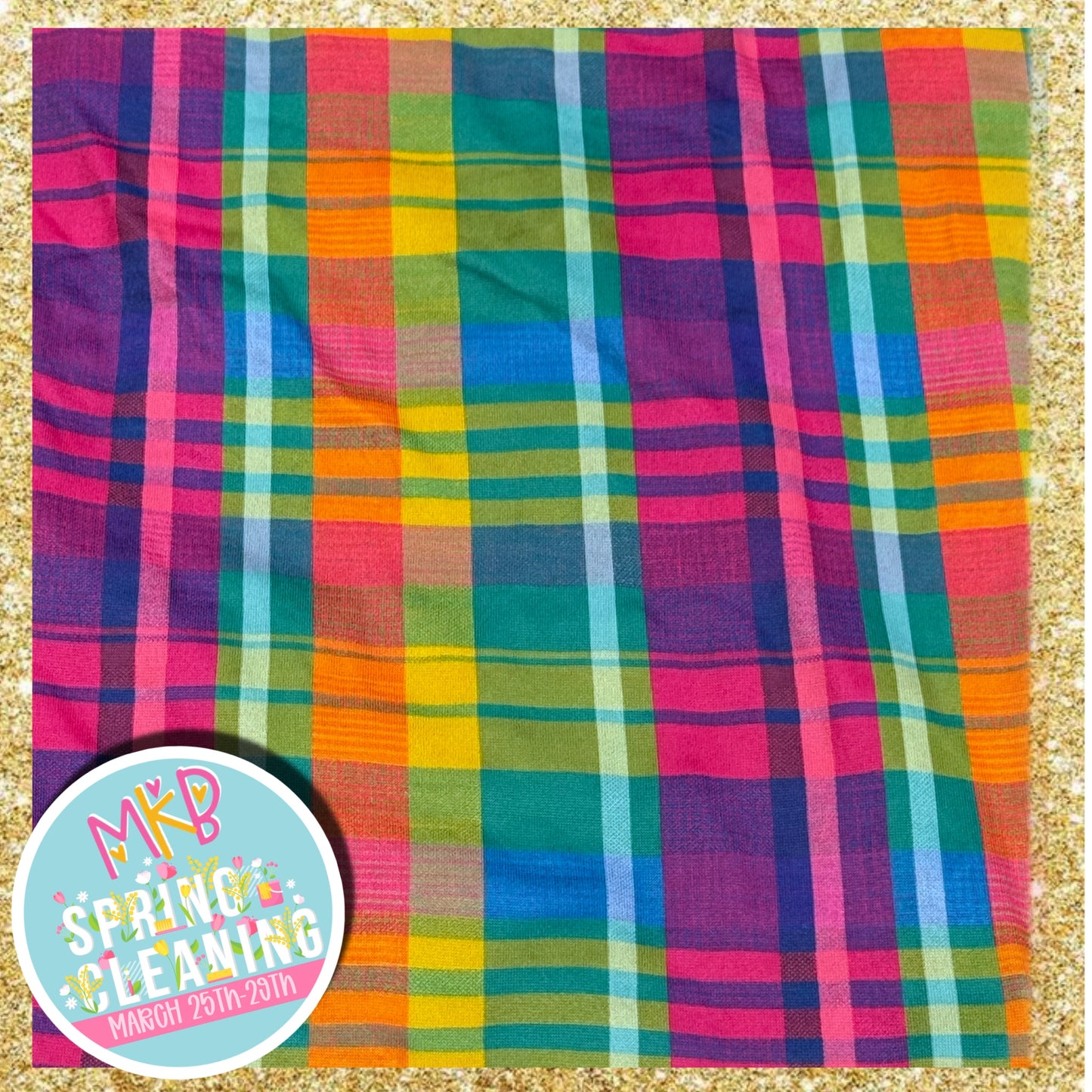 Rainbow Plaid SpringCleaning3.26