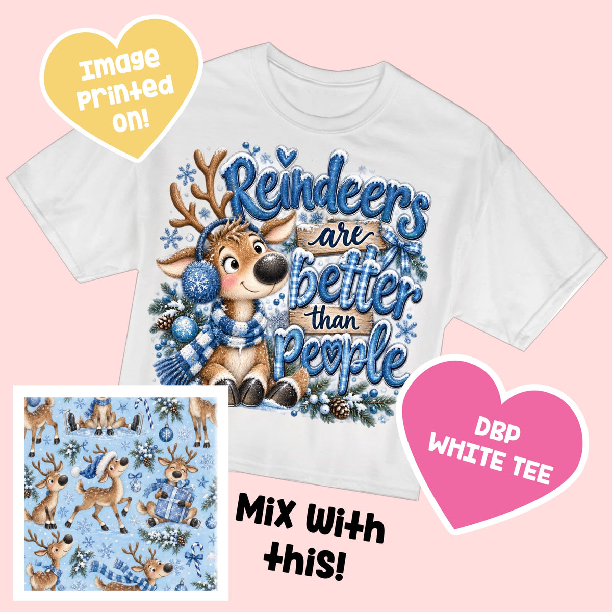 Blue Reindeer TEE TryItTuesday9.15