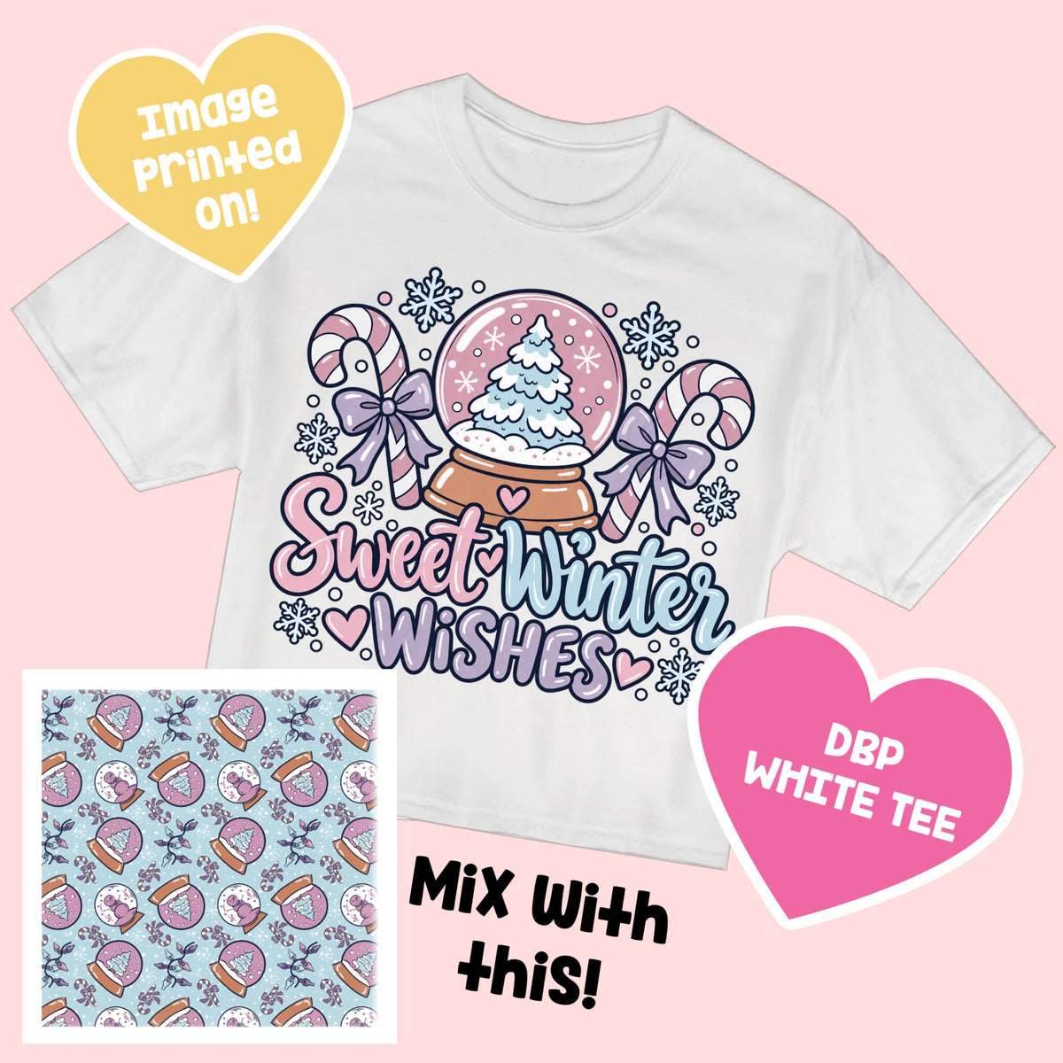 Sweet Winter Wishes TEE MerryPINKmas9.18