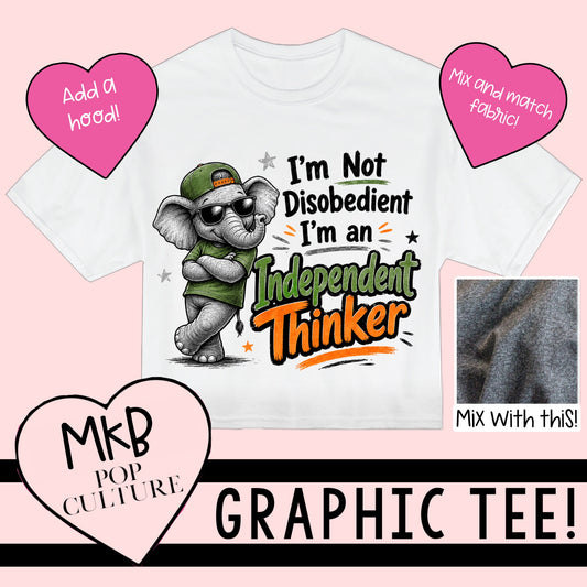 Elephant *Green* TEE MiniSolidStockUp6.15