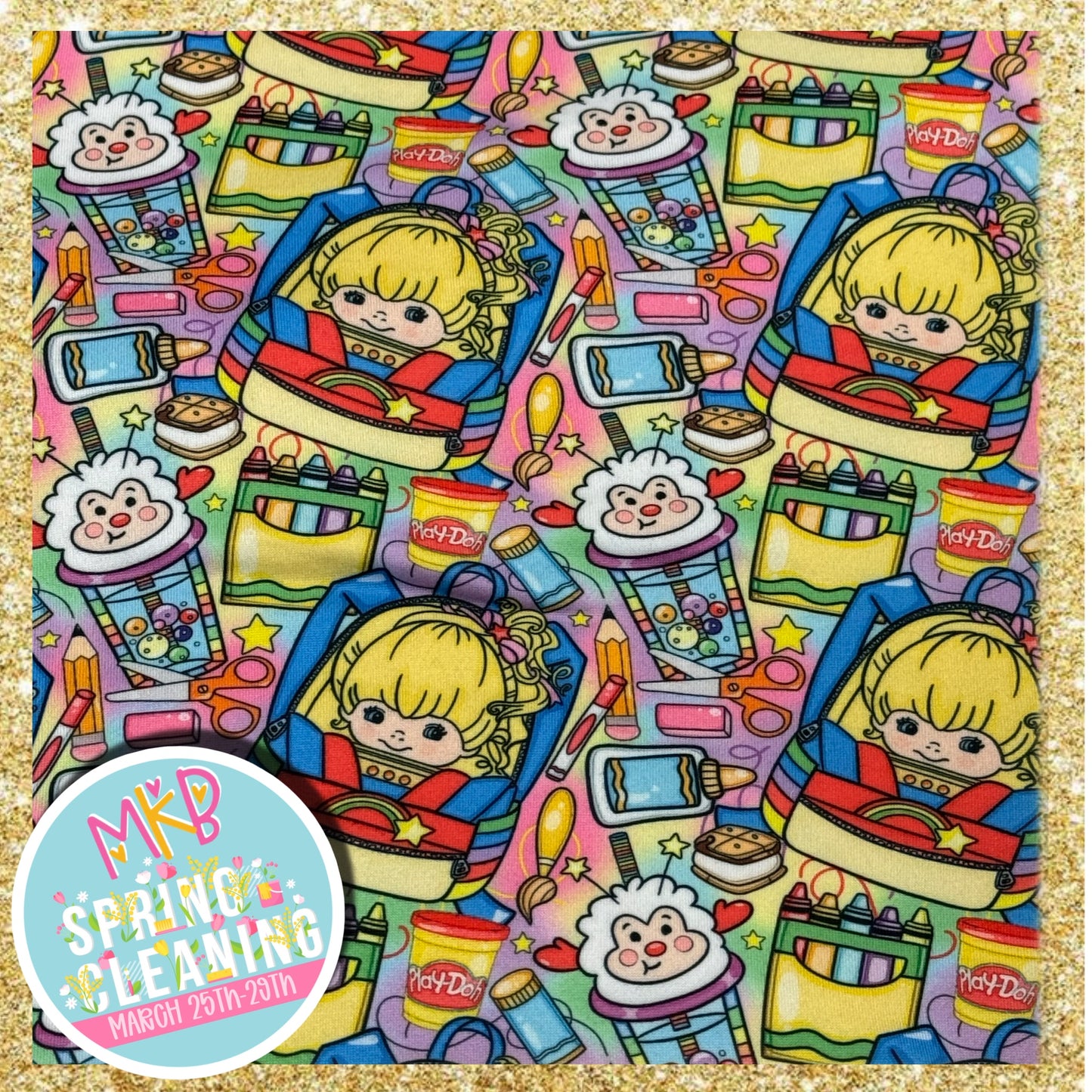 Rainbow Brite Backpack SpringCleaning3.25