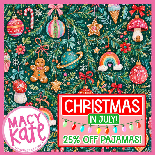 Classic Ornaments PAJAMAS XMASPink Cute&Colorful7.24