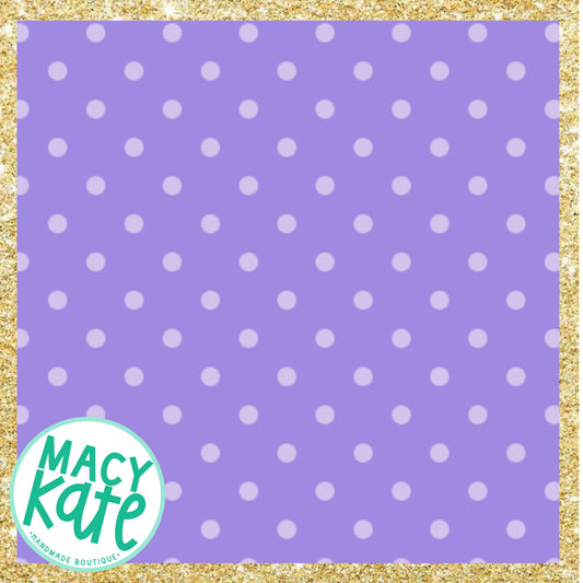 Purple 2-tone Dot *MOMMY* NEW FebHYS2.18