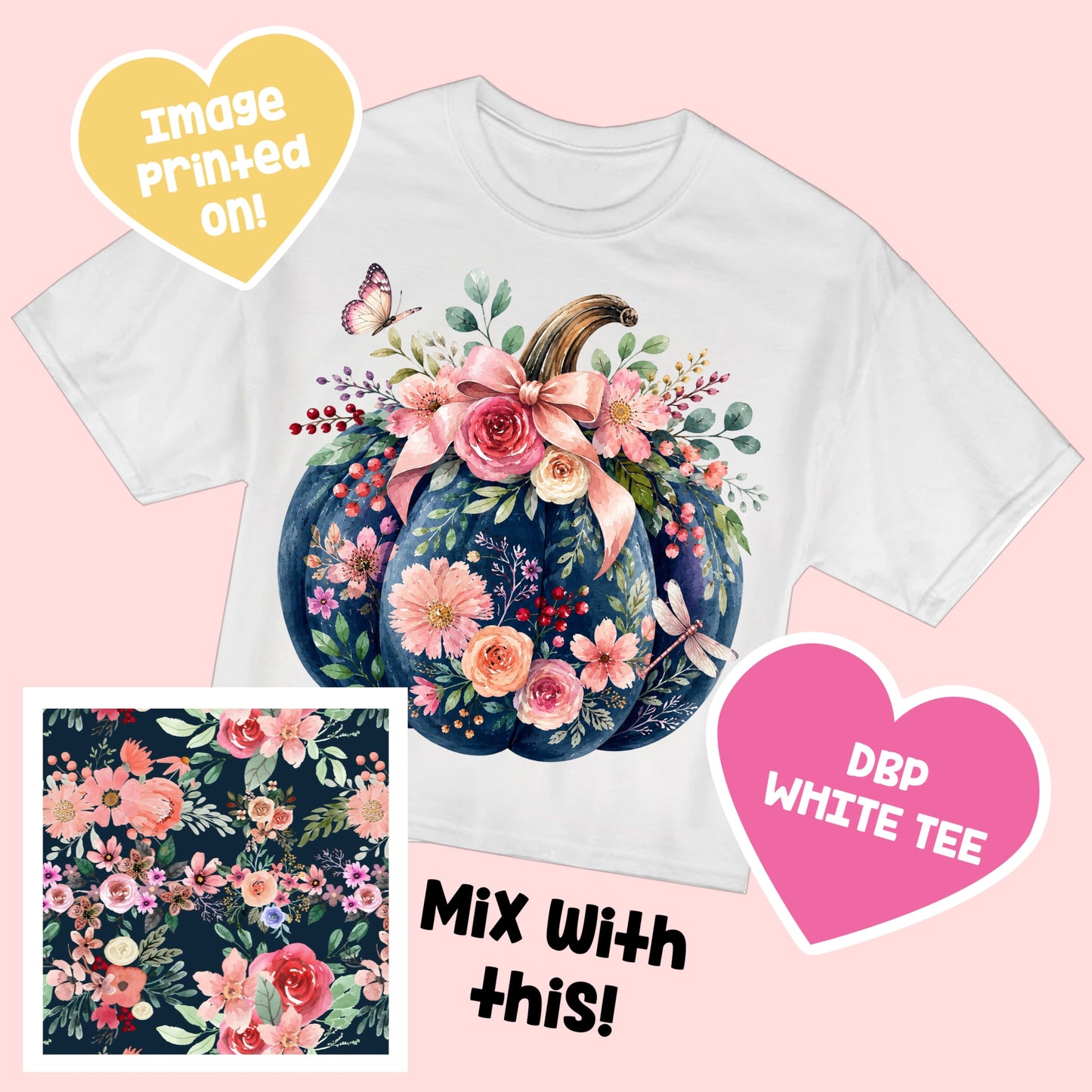 CP Floral Pumpkin TEE ChangingSeasons7.9
