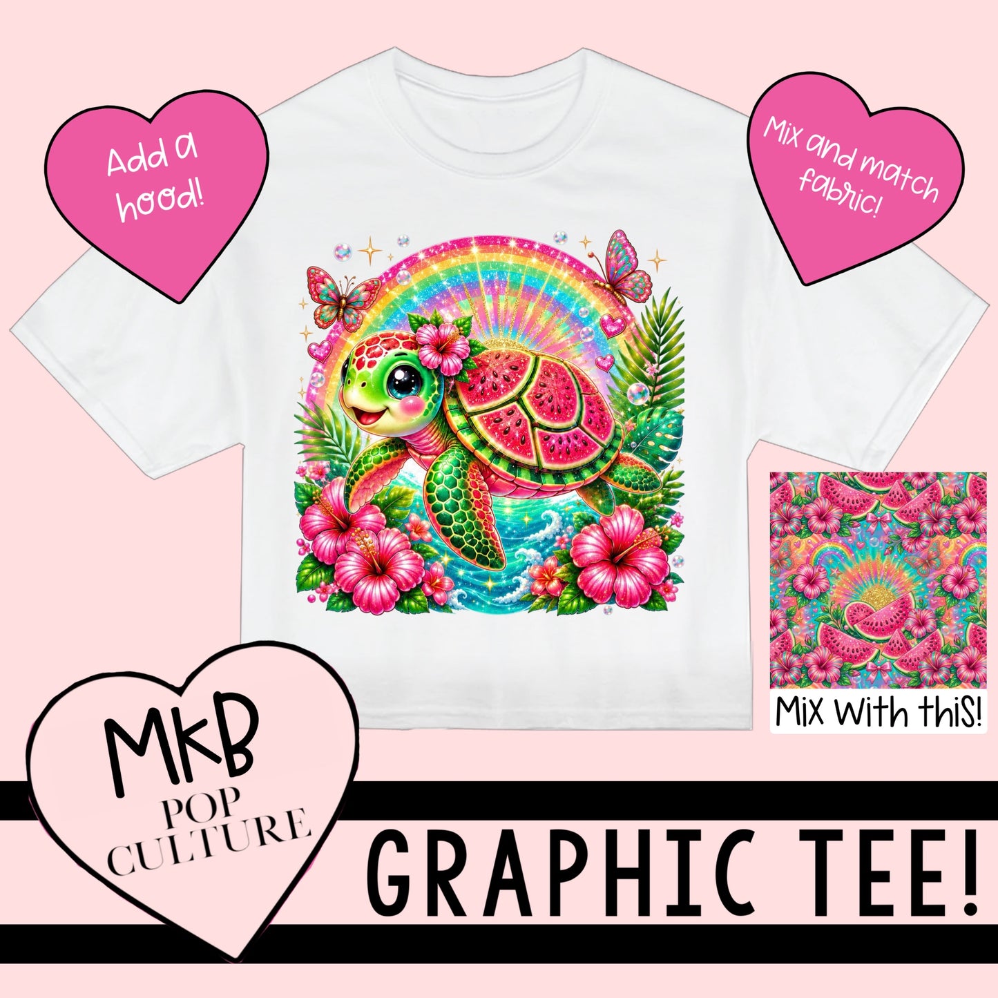 Turtle TEE PinkDay6.23