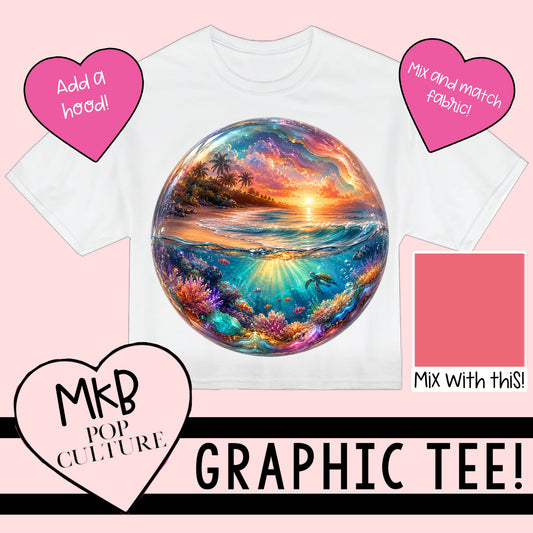 Sea Turtle TEE MiniSolidStockUp6.15
