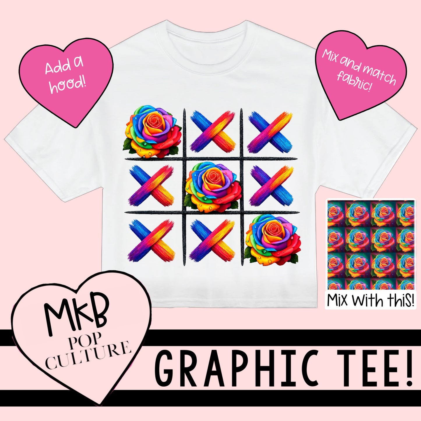 CP Tic Tac Rose TEE Rainbow6.19