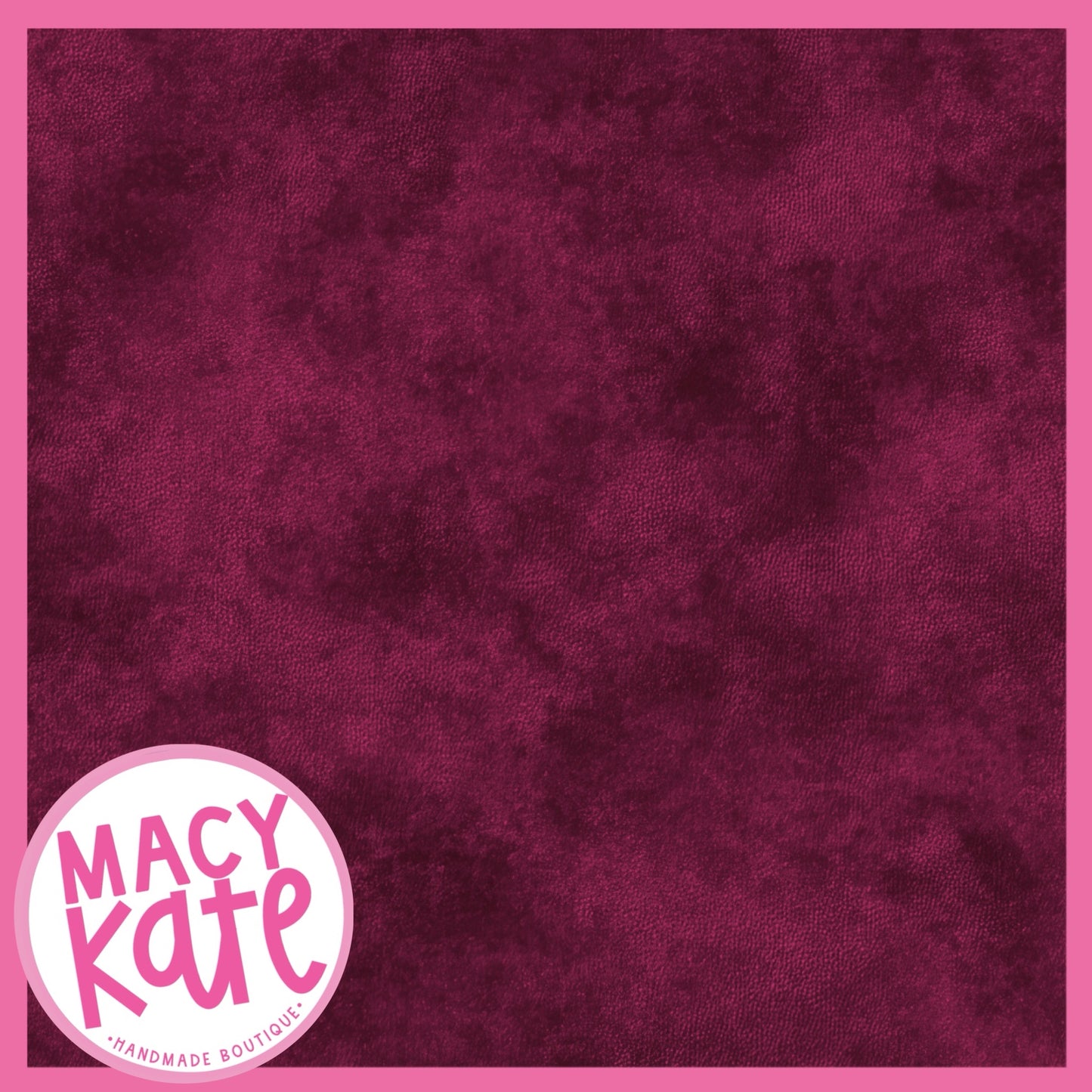 Cranberry Faux Velour ChangingSeasons7.9