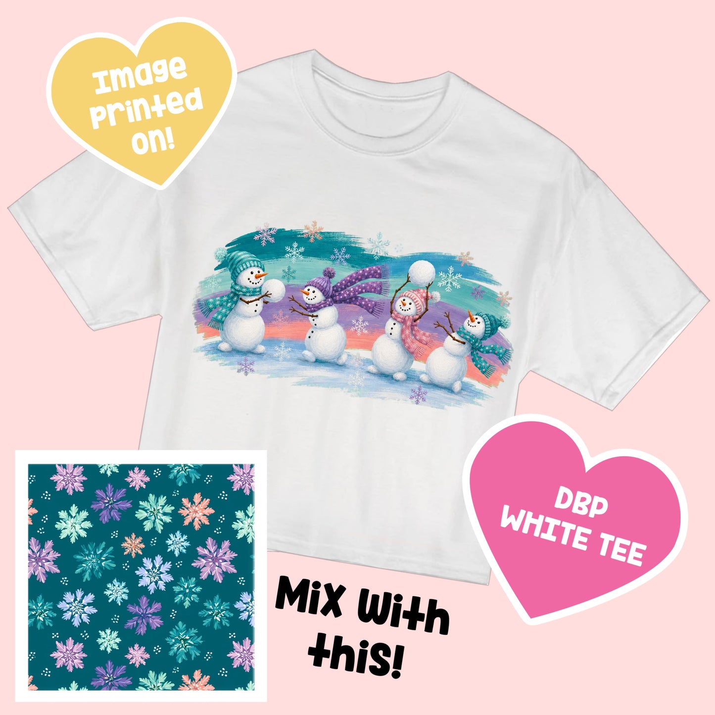 Snowman Fight TEE GOLDExclusive8.3