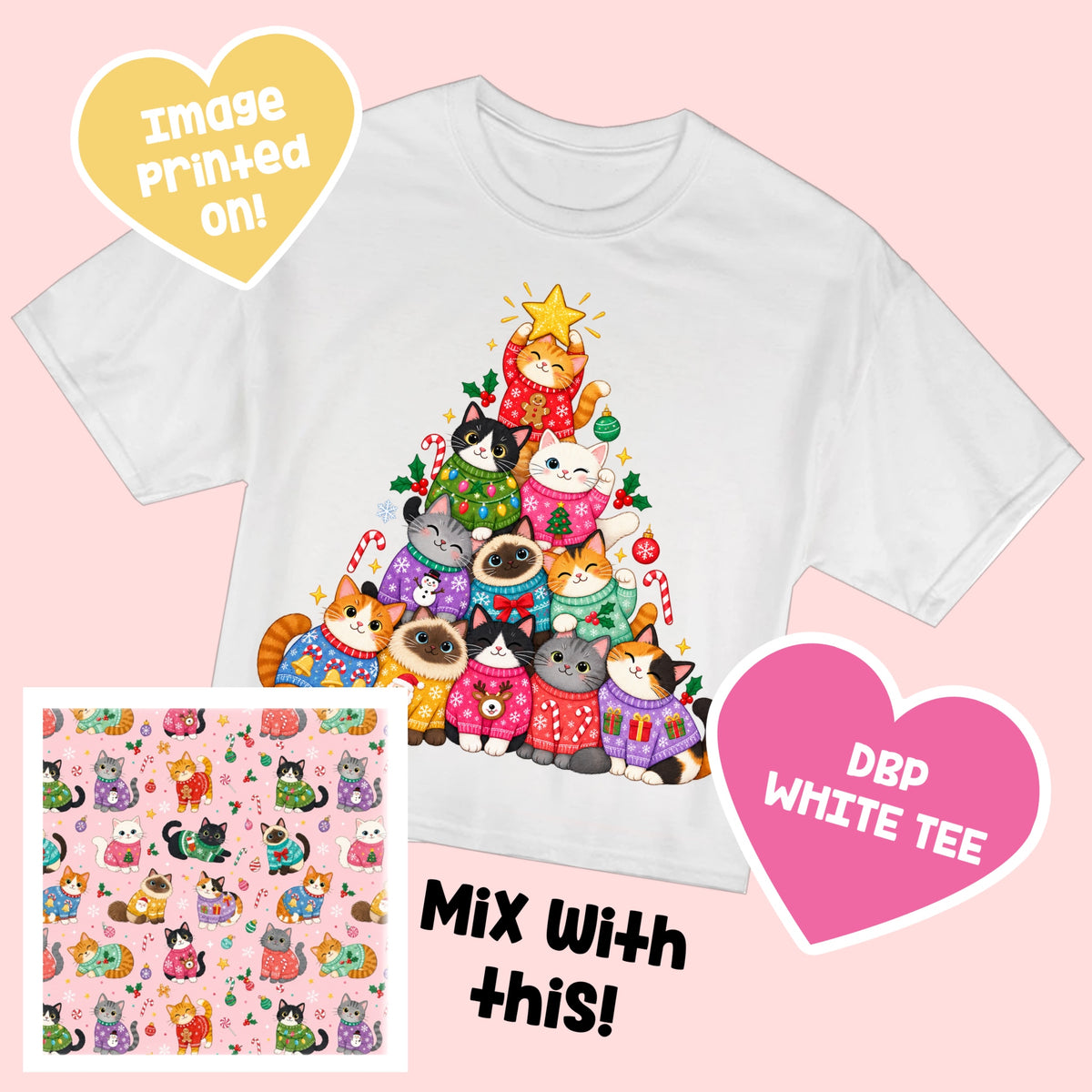 Meowy Xmas TEE MerryPINKmas9.18
