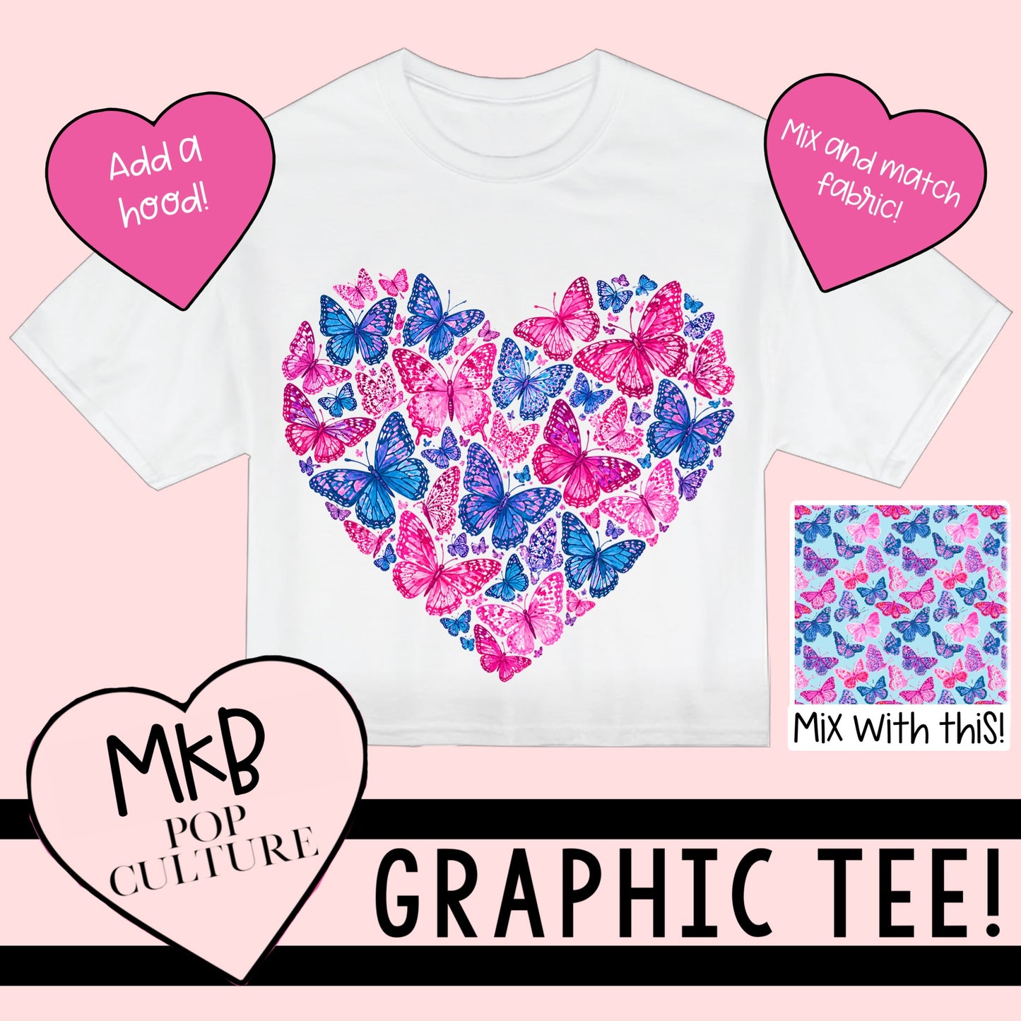 CP Heart Butterfly TEE PassExclusive6.5