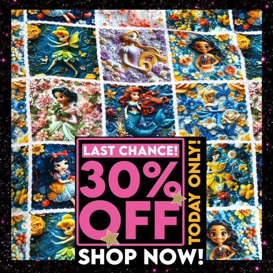 Princess Detailed Patchwork 30OFF BlackFridayEvent2025