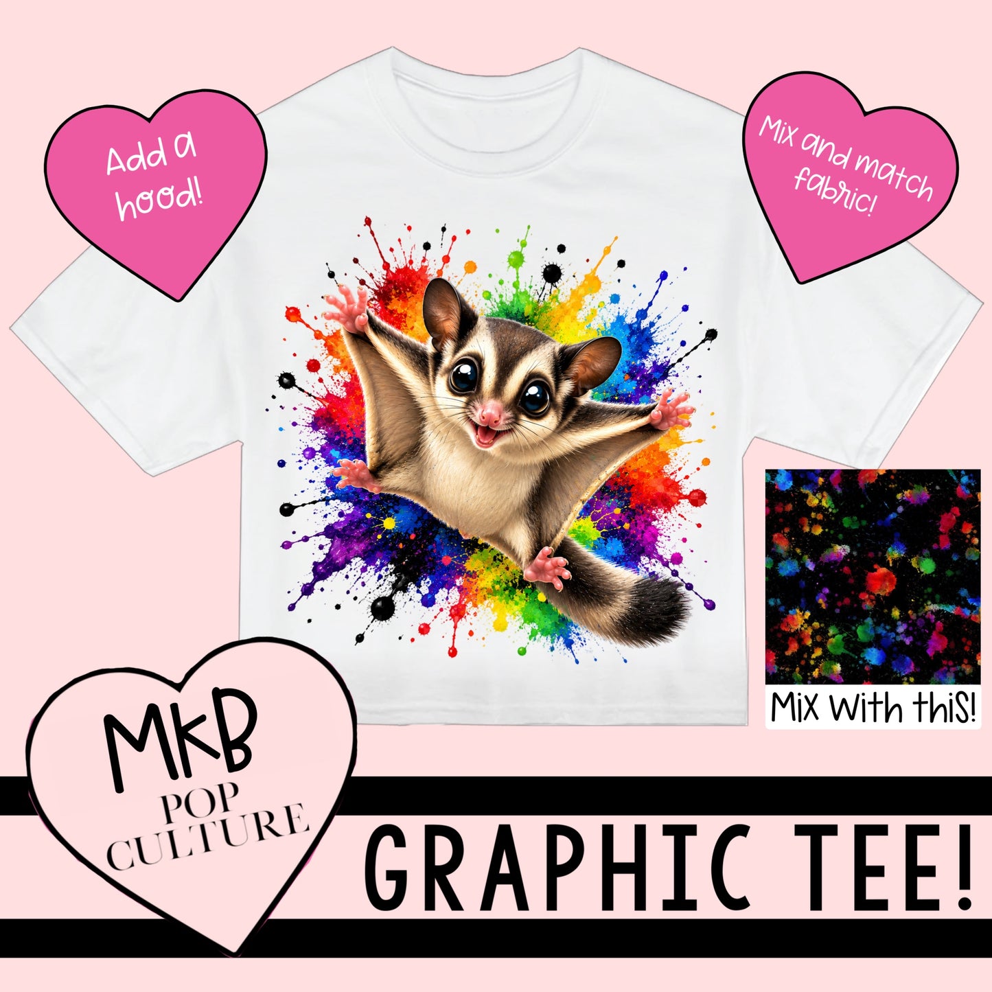 CP Flying Paint TEE Rainbow6.19