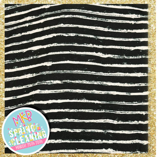 B/W Rough Lines Stripe SpringCleaning3.26