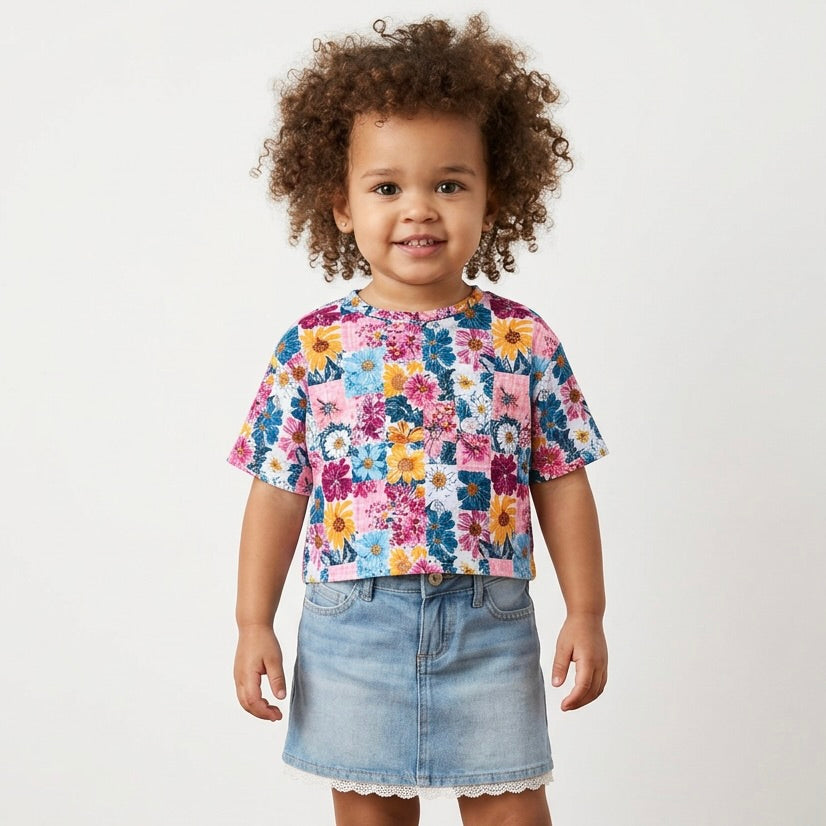 Floral Patchwork Cute&Colorful7.24