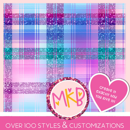 Sparkle Plaid *MOMMY* LovetoShine10.10