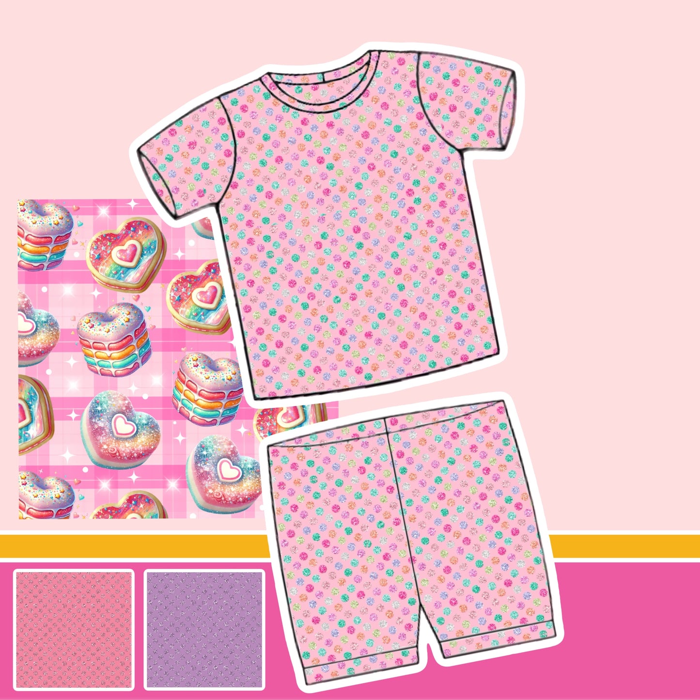 SS Rainbow Glitter Dot LovetoShine10.10