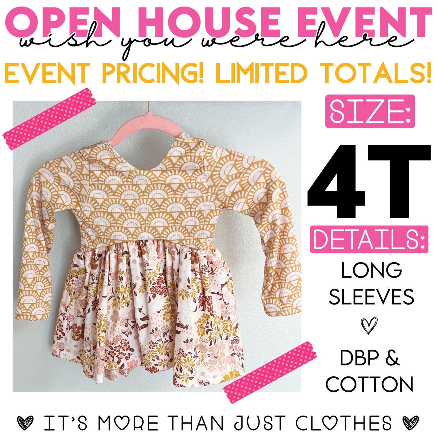 Boho/Floral Skirt {Size 4T} OpenHouse2023