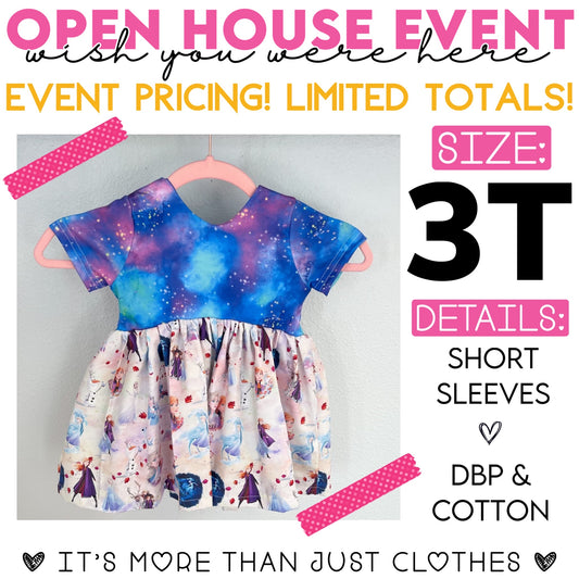 Galaxy Top/ Frozen Skirt {Size 3T} OpenHouse2023