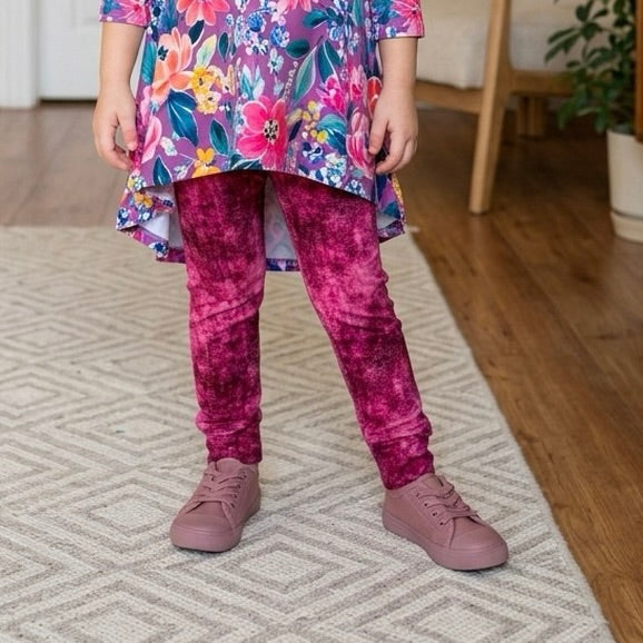 Pink Distressed Denim PerfectlyPatterned10.9
