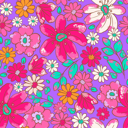 Purple Floral FebHYS2.19