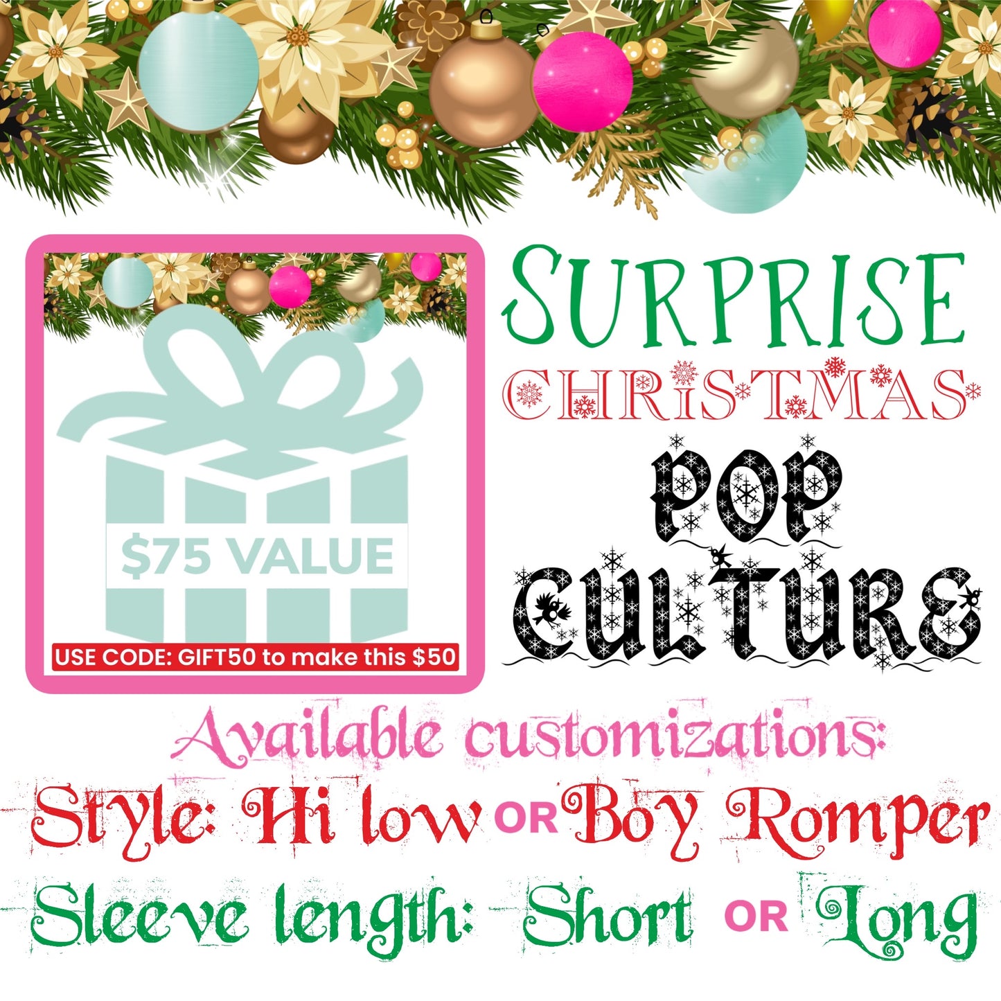 CHRISTMAS SURPRISE! {Pop Culture!} ChristmasPopCulture