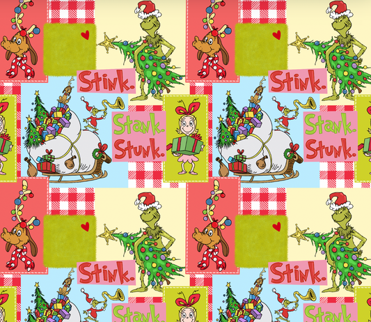 H12 Grinch Patchwork HYS2025