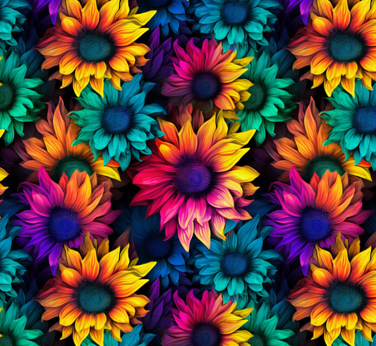 Rainbow Sunflowers FebHYS2.17