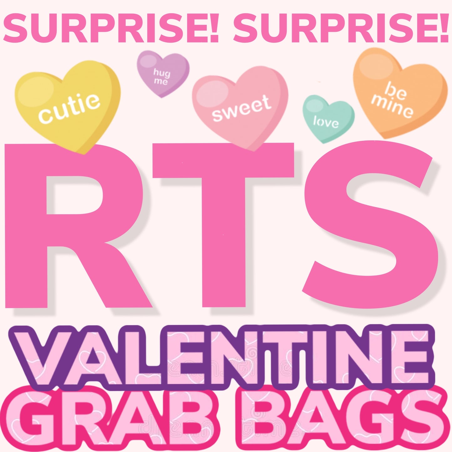 Valentine's Themed Grab Bags {RTS} valentines2023