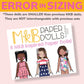 MKB Little Sister Exclusive Paper Dolls Summer 2022 *Set* MKBSwag