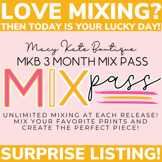 {3 Month} Mix Pass SURPRISE MixPass